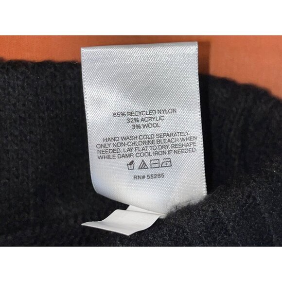 NWT Express Black Ribbed Waistband Knit Jogger Women's Pants Size L - Picture 7 of 11